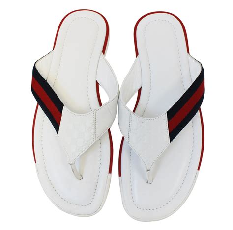 mens gucci thong flip flops|gucci flip flops men cheap.